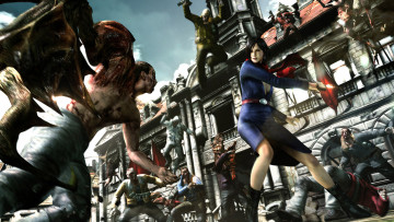 Картинка resident evil видео игры существа девушка