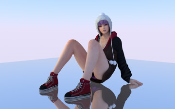 Картинка 3д графика people люди девушка взгляд