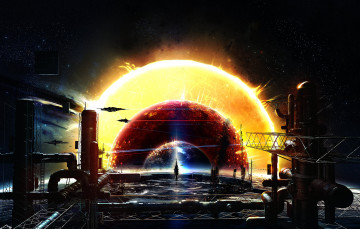 Картинка космос арт солнце