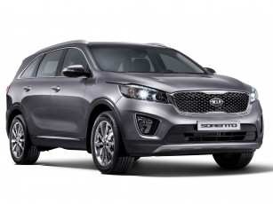 Картинка автомобили kia sorento ko-spec um 2014г серый
