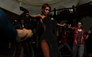 Картинка 3д+графика фантазия+ fantasy мужчины девушка