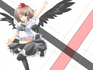 Картинка аниме touhou фон взгляд девушка