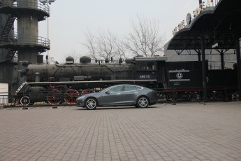 Картинка автомобили tesla model s p85d cn-spec
