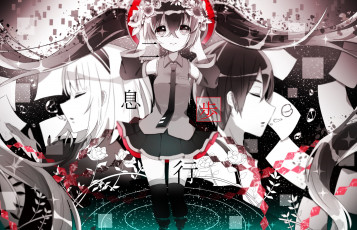 Картинка аниме vocaloid девушка