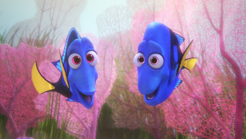 обоя мультфильмы, finding dory, персонаж