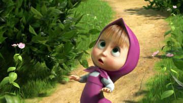 Картинка мультфильмы маша+и+медведь маша