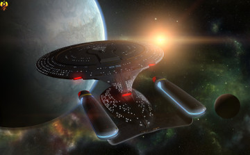 Картинка космос арт космический корабль полет вселенная планета