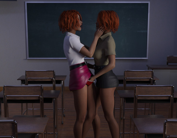 Обои картинки фото 3д графика, люди , people, фон, взгляд, девушки