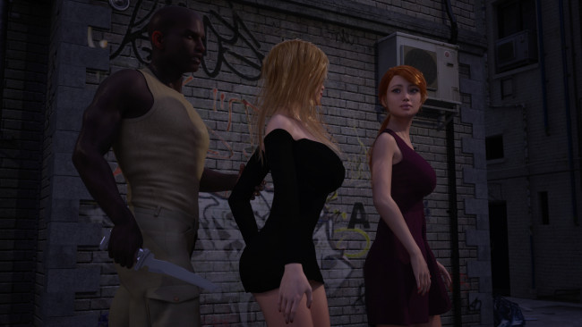 Обои картинки фото 3д графика, люди , people, девушки, фон, взгляд