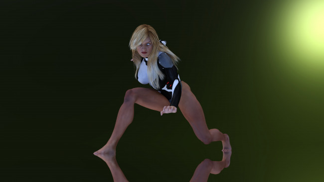 Обои картинки фото 3д графика, люди , people, фон, взгляд, девушка