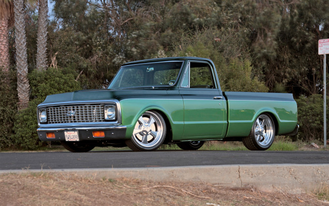 Обои картинки фото автомобили, custom pick-up, chevrolet