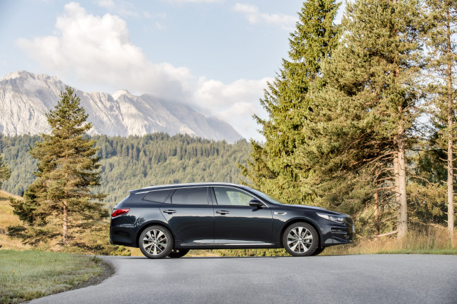 Обои картинки фото автомобили, kia, uk-spec, 2016г, jf, optima, ecodynamics, sportswagon