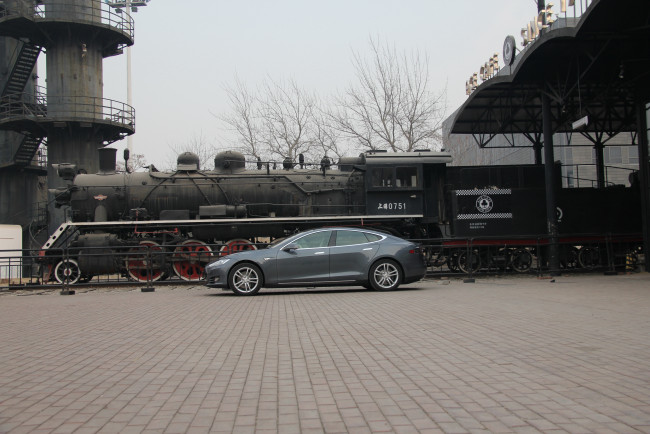 Обои картинки фото автомобили, tesla, model, s, p85d, cn-spec