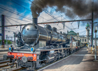 Картинка техника паровозы паровоз рельсы