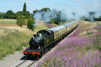 Картинка техника паровозы локомотив состав