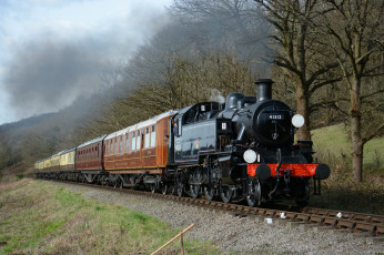 Картинка техника паровозы паровоз рельсы