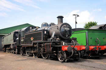 Картинка техника паровозы паровоз рельсы