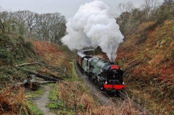 Картинка техника паровозы паровоз рельсы