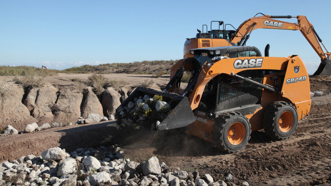 Обои картинки фото техника, фронтальные погрузчики, case