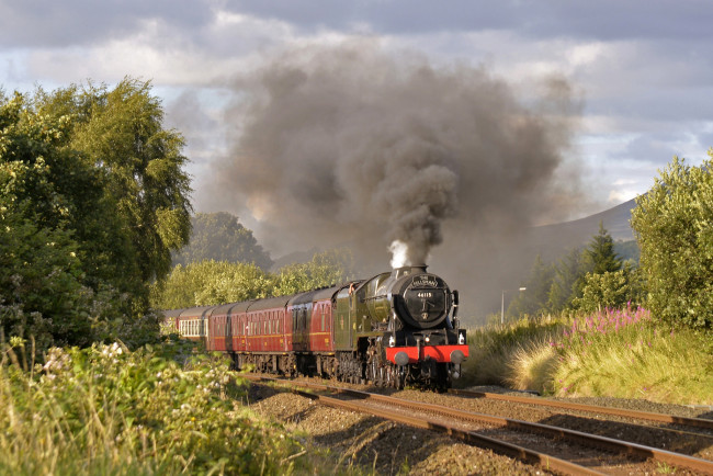 Обои картинки фото техника, паровозы, паровоз, рельсы