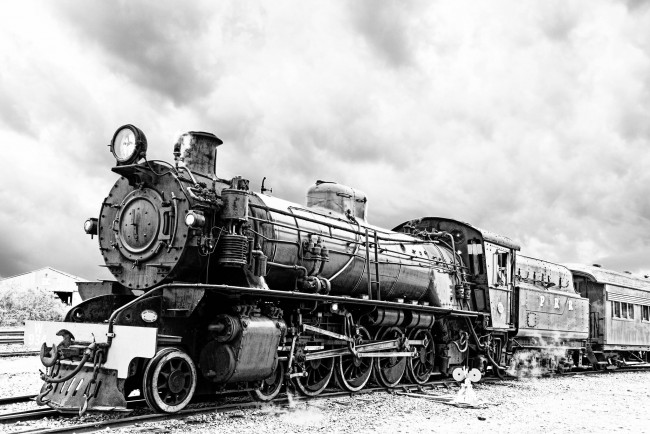 Обои картинки фото техника, паровозы, паровоз, рельсы