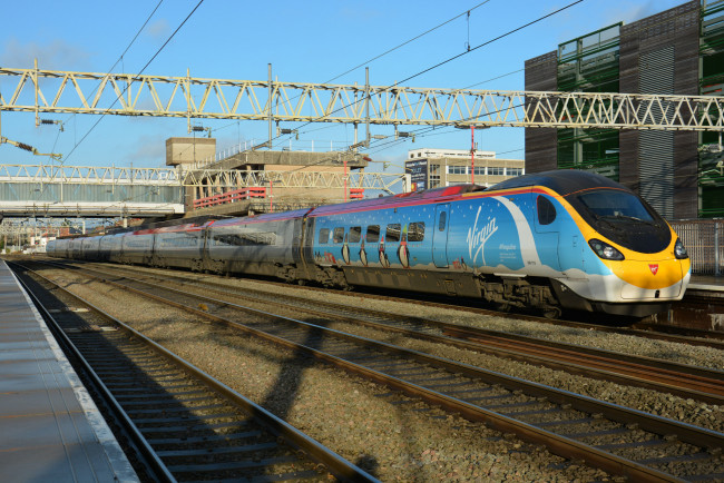 Обои картинки фото техника, поезда, локомотив, состав