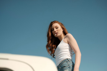 Картинка девушка девушки -unsort+ рыжеволосые+и+другие модель