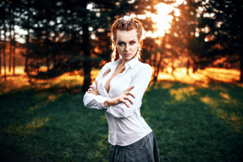 Картинка девушка девушки -unsort+ рыжеволосые+и+другие модель