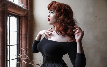 Картинка девушка девушки -unsort+ рыжеволосые+и+другие модель