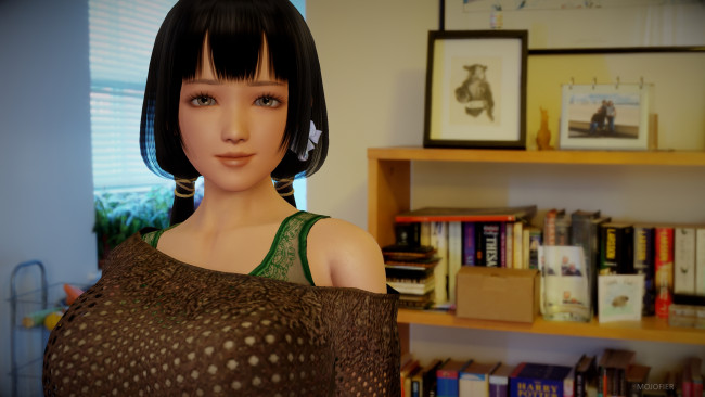 Обои картинки фото 3д графика, люди , people, фон, девушка, взгляд