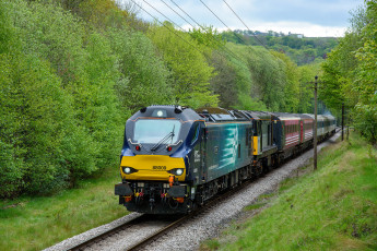 Картинка техника поезда пассажирский состав перегон