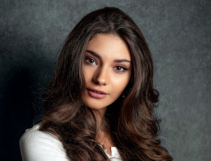 Картинка девушки -+лица +портреты карие глаза