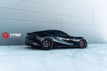 Картинка автомобили ferrari феррари black vossen tag 812 superfast суперфаст