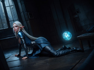 Картинка фэнтези эльфы нейросети графика нейроарт ai art нейронные сети рисунки нейро искусство