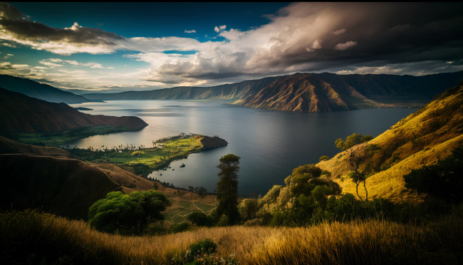 Обои картинки фото lake wakatipu, природа, реки, озера, lake, wakatipu