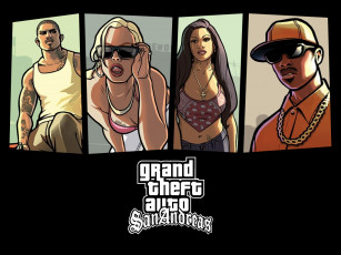 Картинка видео игры grand theft auto san andreas
