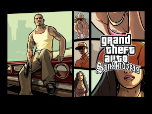Картинка видео игры grand theft auto san andreas