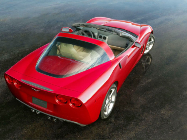 Обои картинки фото автомобили, corvette