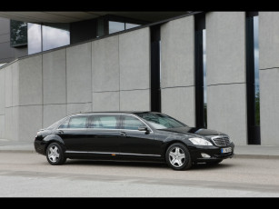Картинка 2009 mercedes benz 600 pullman guard limousine автомобили
