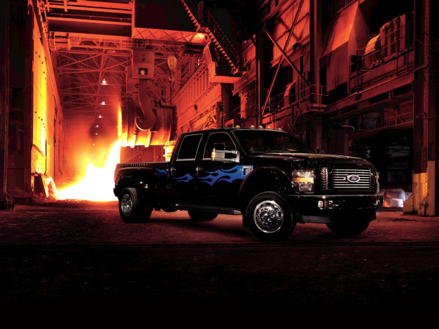 Обои картинки фото ford, 450, harley, davidson, 2009, автомобили