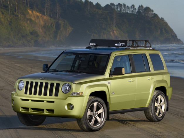 Обои картинки фото jeep, patriot, back, country, concept, 2008, автомобили