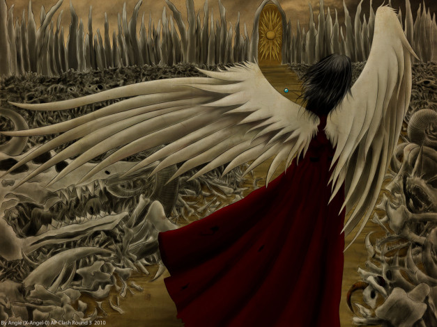 Обои картинки фото аниме, angels, demons