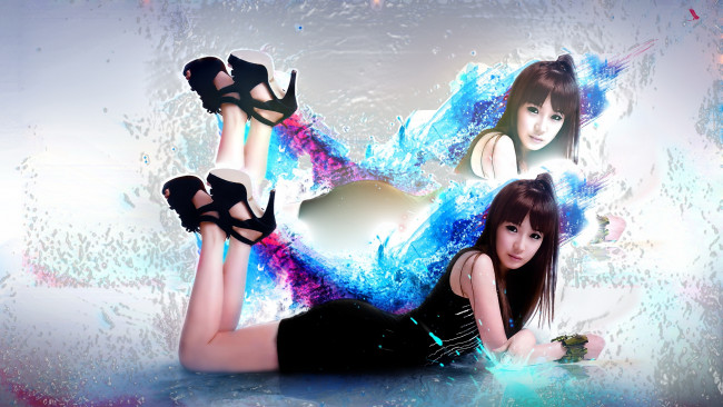 Обои картинки фото -Unsort Азиатки, девушки, unsort, азиатки, девушка