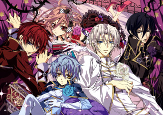 обоя barajou, no, kiss, аниме, of, rose, princess, kurama, mitsuki, kaede, higa, mitsuru, tenjou, anis, asagi, seiran