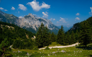 Картинка astounding scenery природа горы леса дорога