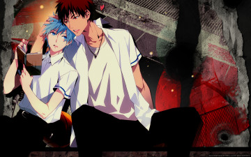 Картинка kuroko no basket аниме baske taiga kagami tetsuya парни книга