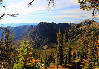 Картинка ливенворт сша природа горы лес