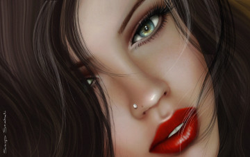 Картинка 3д графика portraits портрет лицо