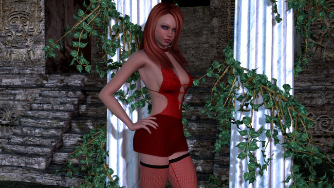 Обои картинки фото 3д, графика, people, люди, девушка