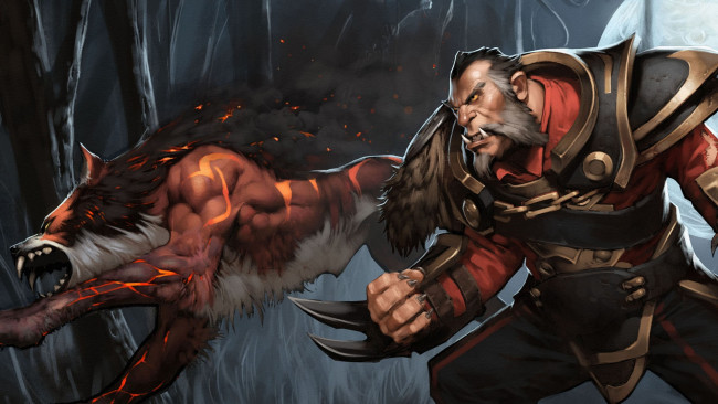 Обои картинки фото видео, игры, dota, волк